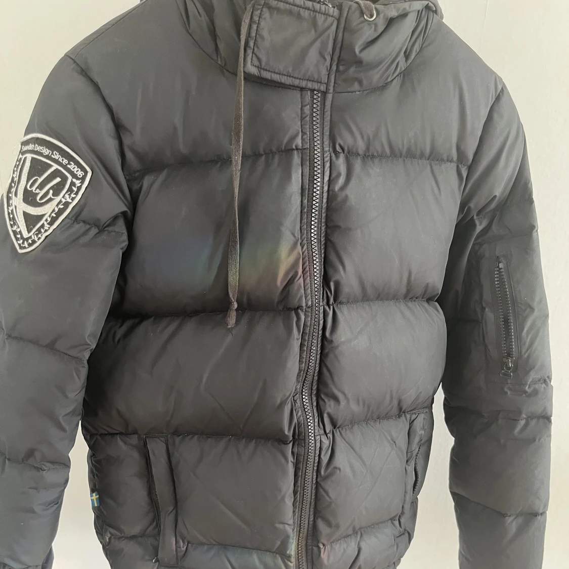 Svart dunjacka  - 91