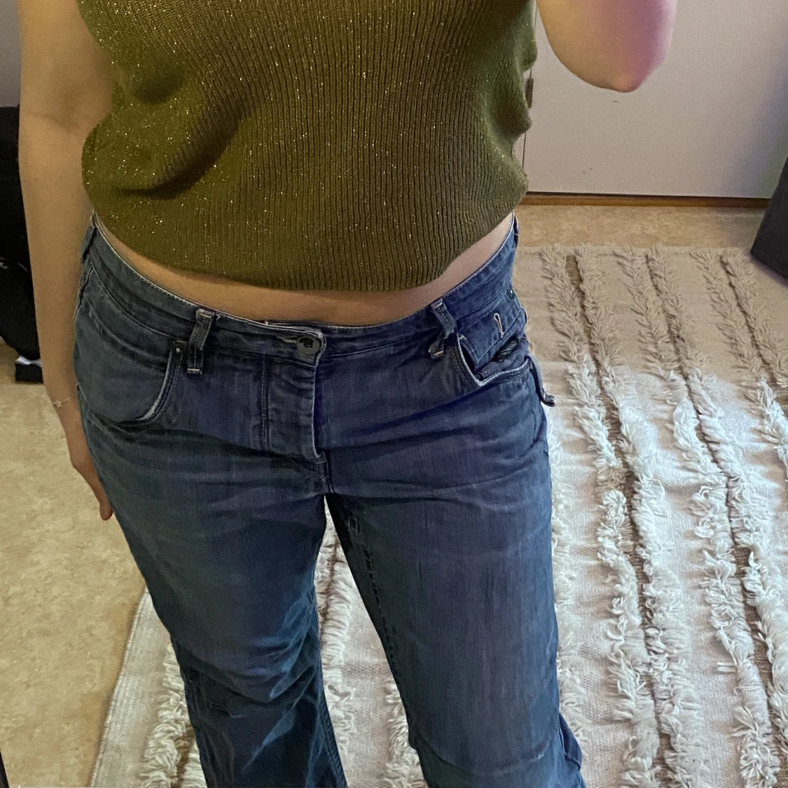 Jätte coola lågmidjade jeans  - 90
