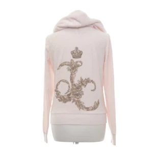 Juicy couture hoodie  - Storlek L  Frotté tyg som är nopprigt annars är resterande gott skick, obs en liten fläck vid fickan finns ska kolla om den går bort :)