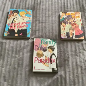 Tre Manga i bra skick. 60kr styck