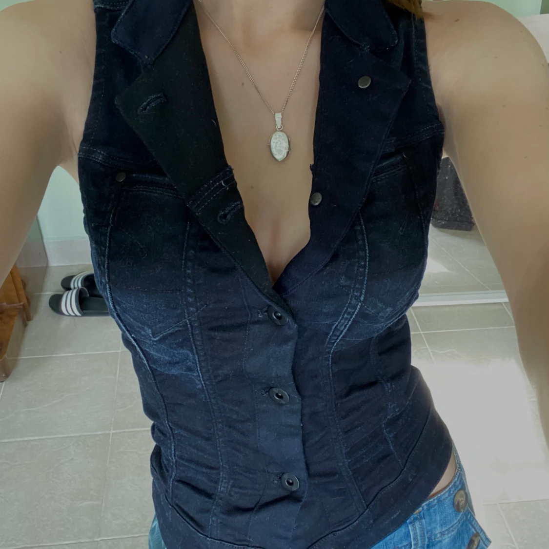 Jeansväst