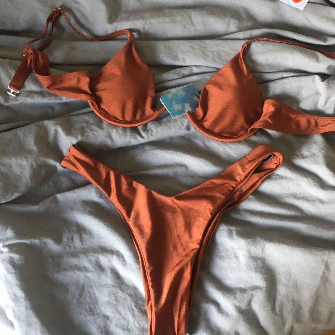 Roströd brun bikini - 90