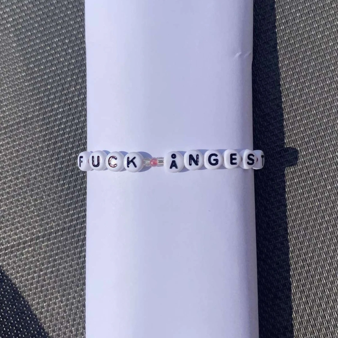 Armband "fuck ångest"
