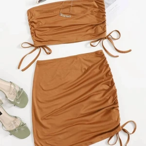 Brunt sett - Aldrig använd. Nyskick från shein.