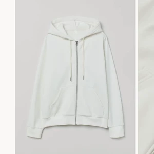 Vit zip hoodie  - En vit zip hoodie från h&m!