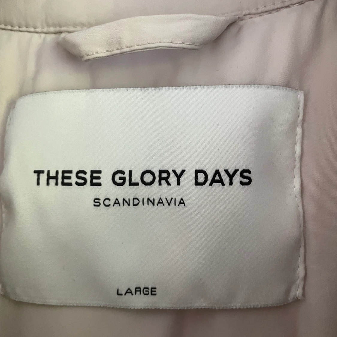 Beige overshirt i dun - 91