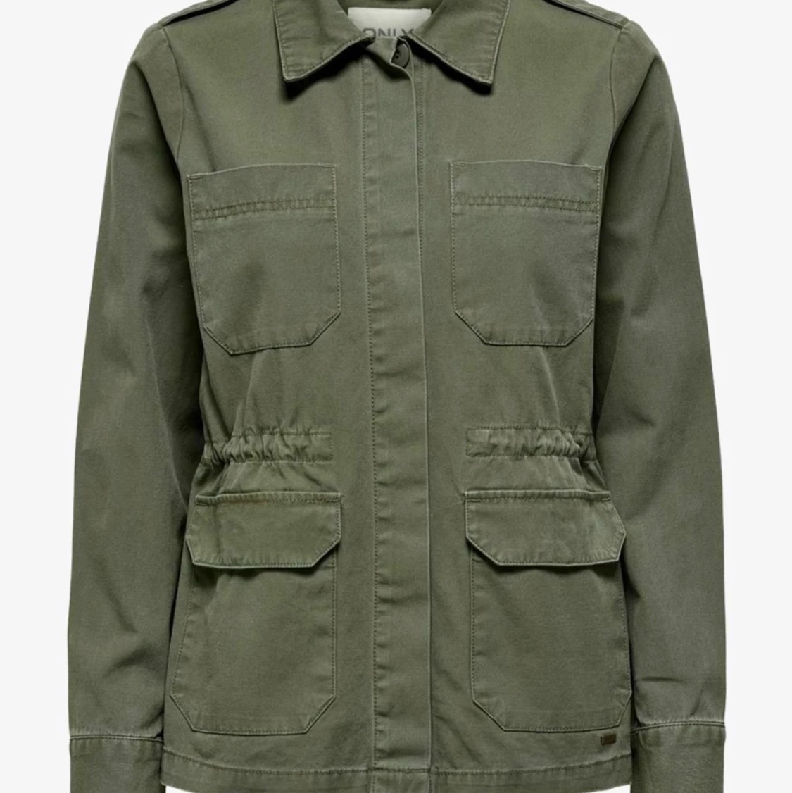 Only grön jeansjacka