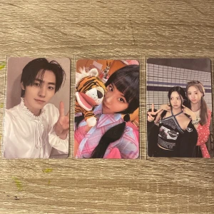 Sunghoon Eunchae Yunjin photocard - CHAEYOUNG INTE TILLGÄNGLIG 85kr för Sunghoon 45 för Lesserafim