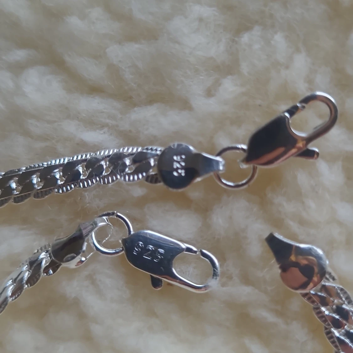 NYTT HALSBAND OCH ARMBAND I STERLING SILVER - 91