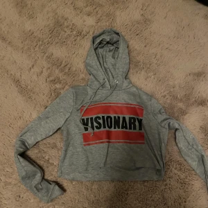 Tunn grå hoodie - Grå tröja från new yorker stl xs