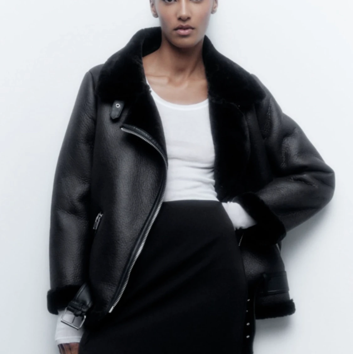 Trendig bikerjacka  - 90