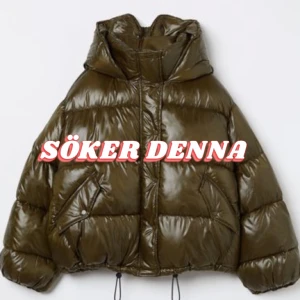 Hm - Söker den här gröna jackan från hm! Om någon sitter en i fint skick och vill sälja, hör av er!🥰