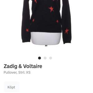Säljer denna superfina stickade tröja från zadig och Voltaire som jag köpte för 700kr på Sellpy. Säljer den för att den inte kommer till användning. 💗pris kan diskuteras vid snabb affär 