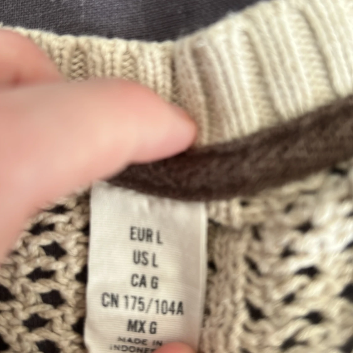 Stickad midje kofta - 90