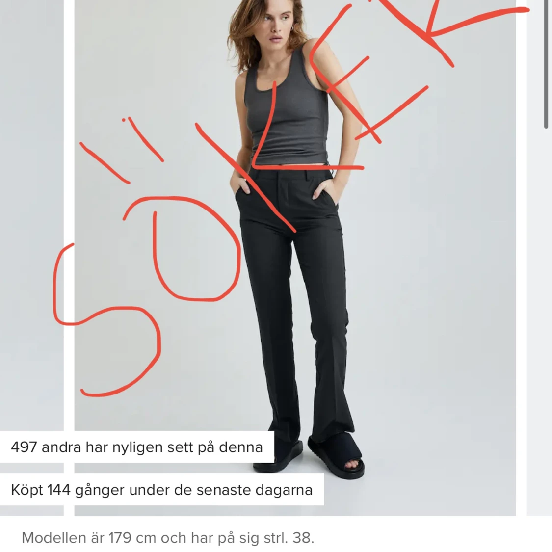 SÖKER Vilma kostymbyxor bikbok 