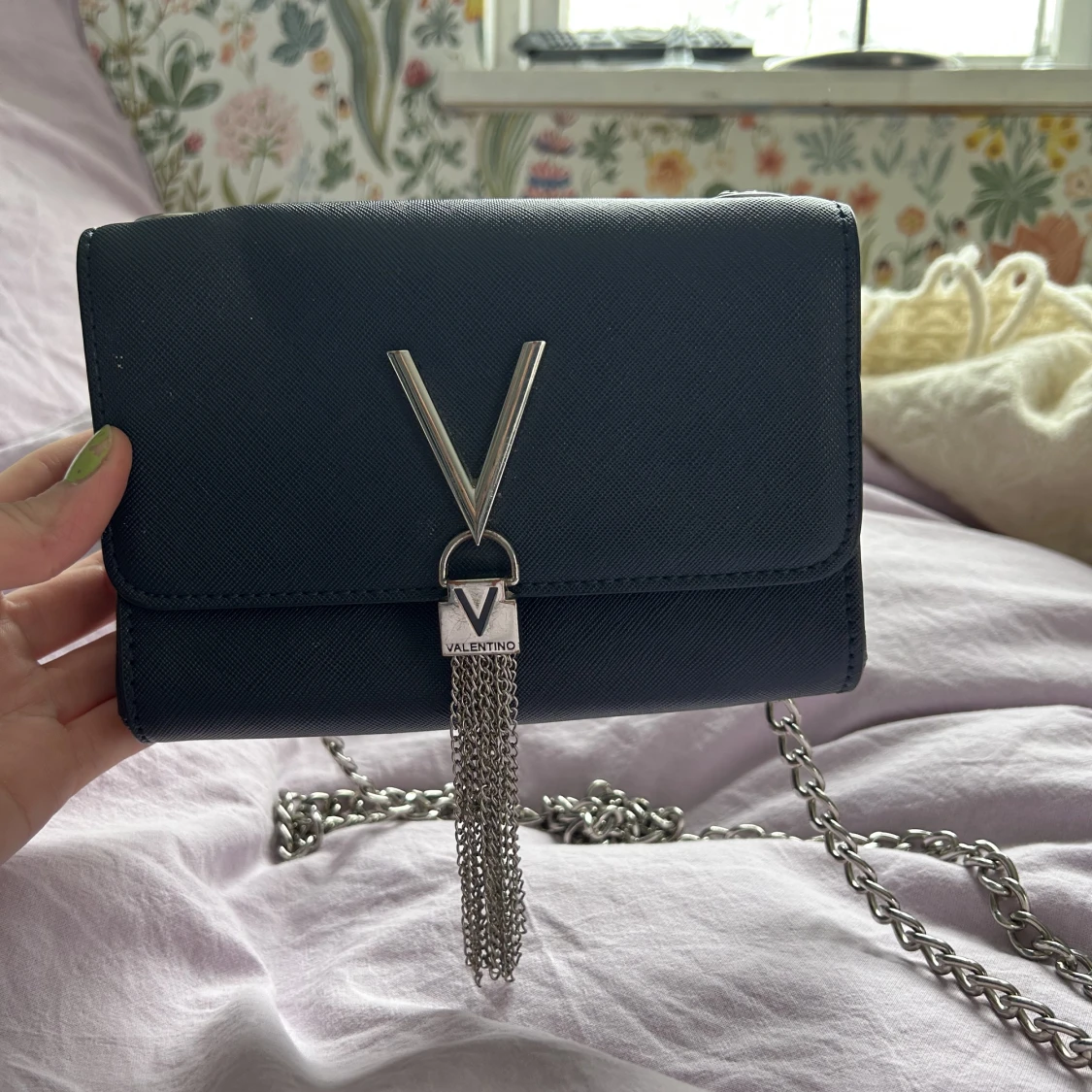 Marinblå Valentinoväska - 90