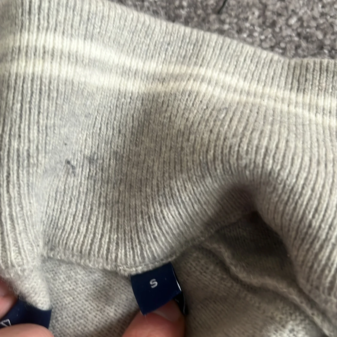 Grå Gant halfzip  - 91