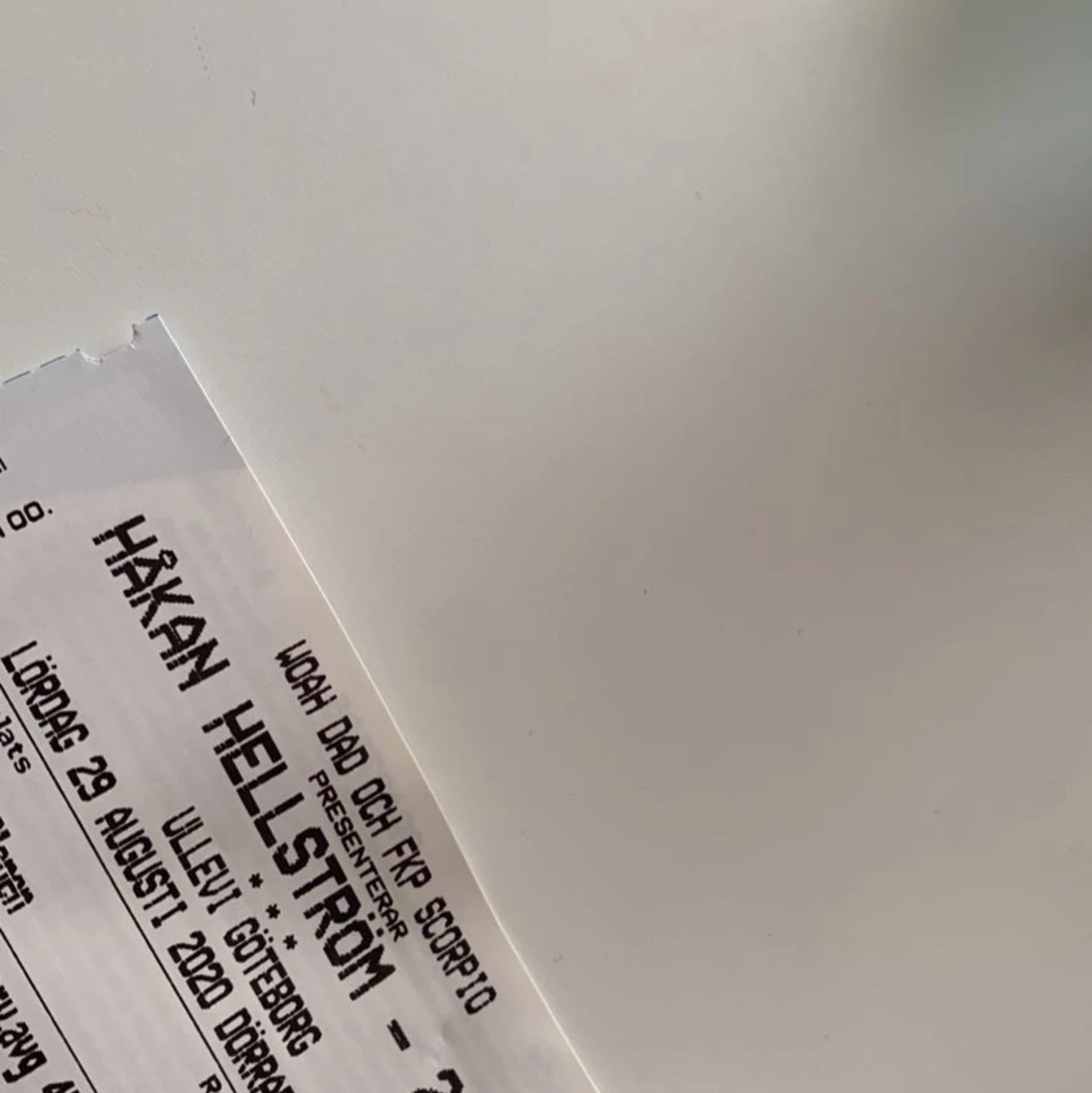 Håkan Hellström ståplats