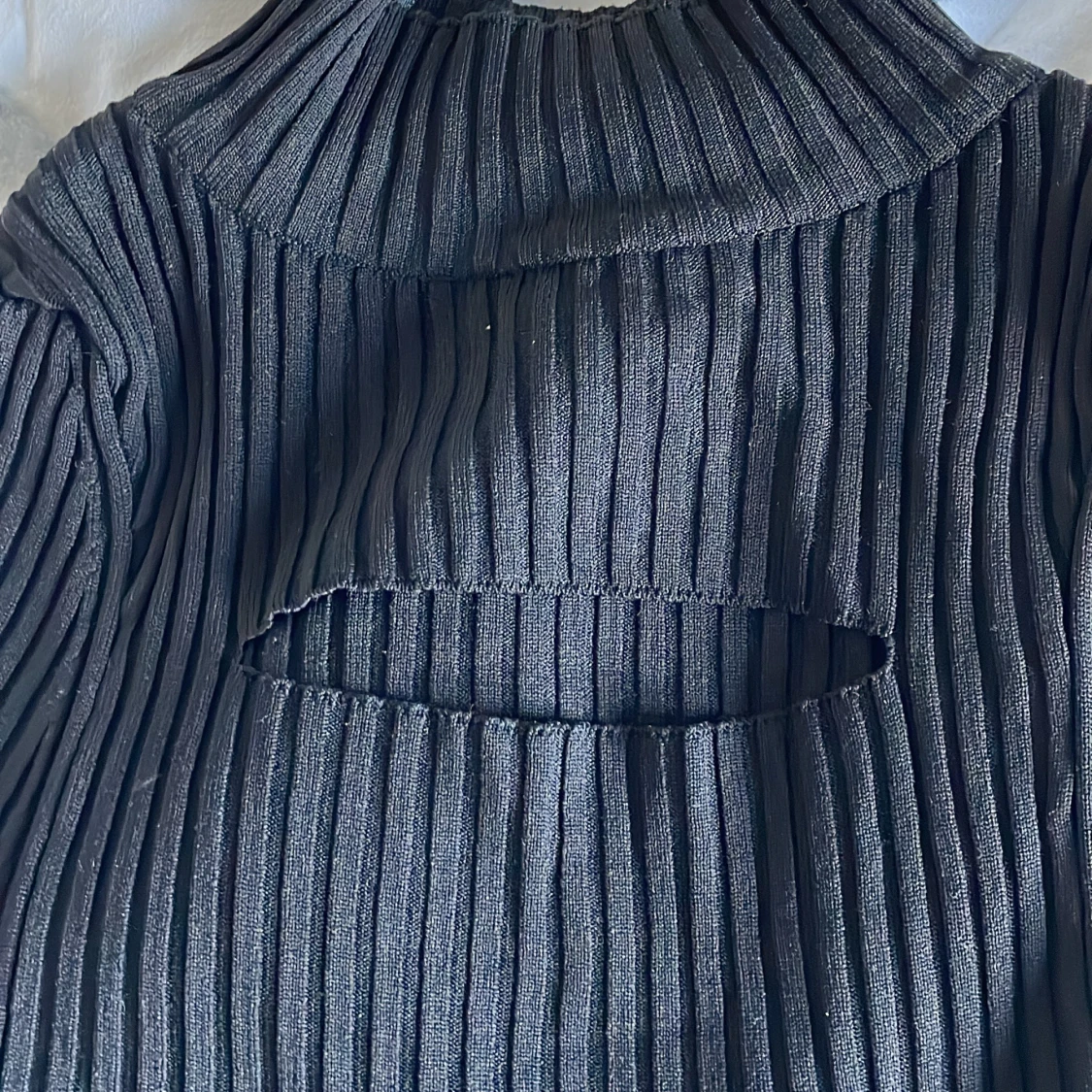 Svart stretchiga tröja  - 90