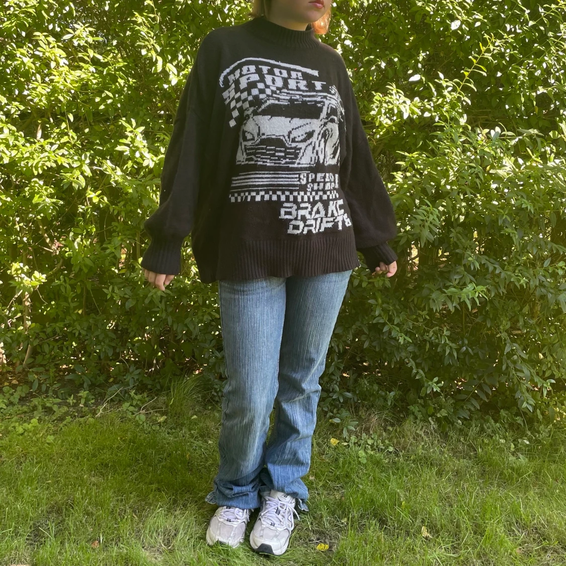 HM oversized tröja svart