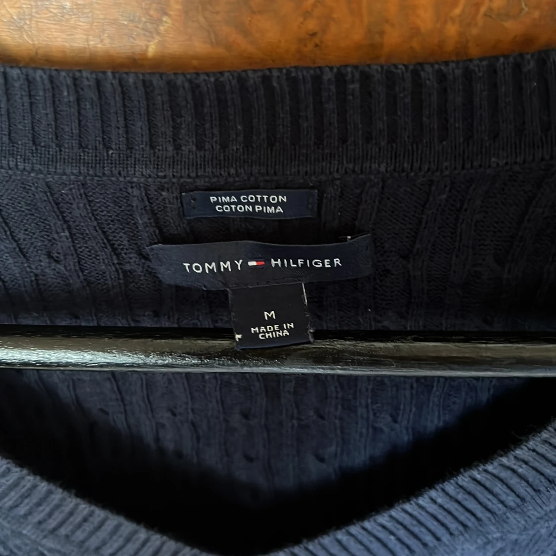 Tommy hilfiger kabelstickad - 90