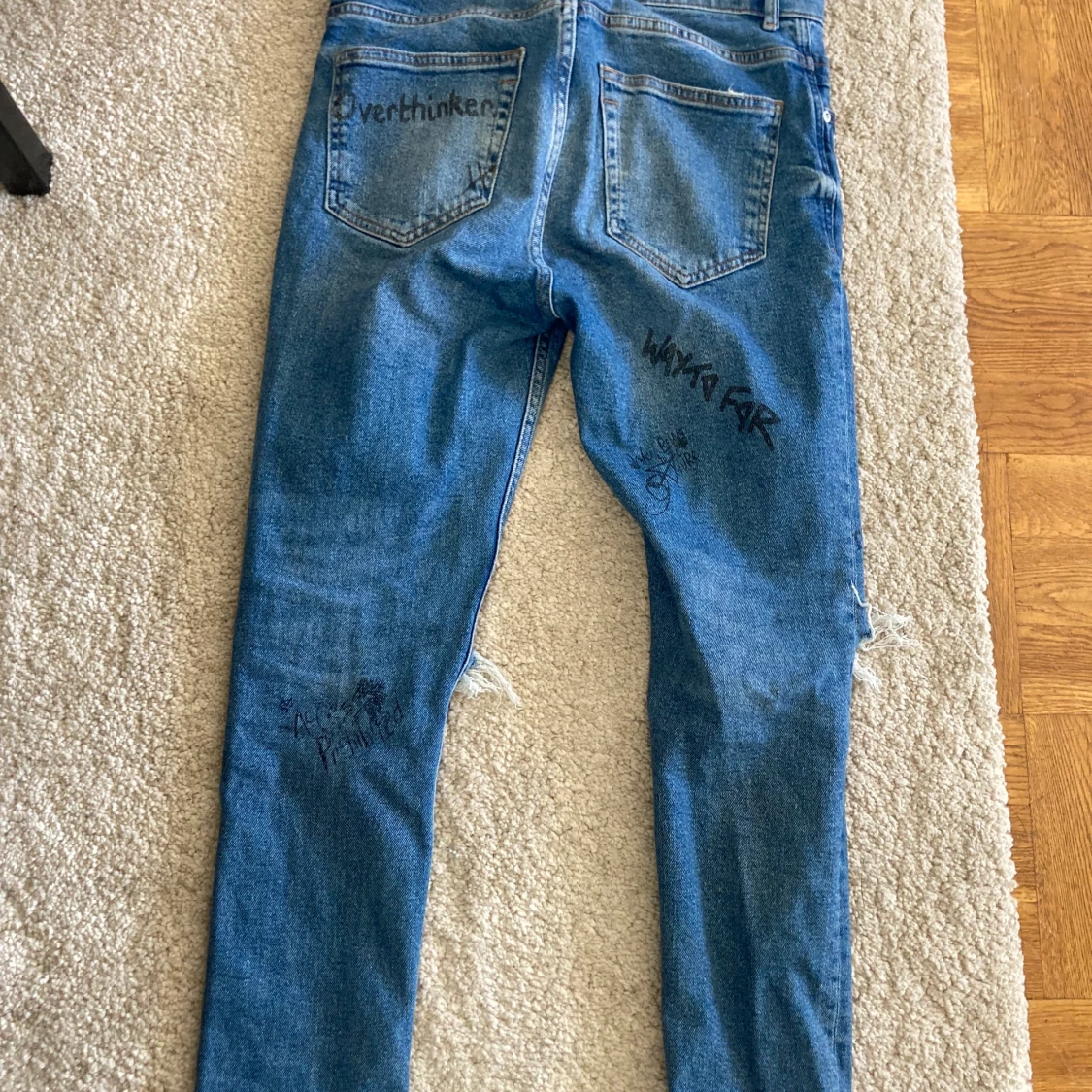 Mörkblåa zara Jens  - 90