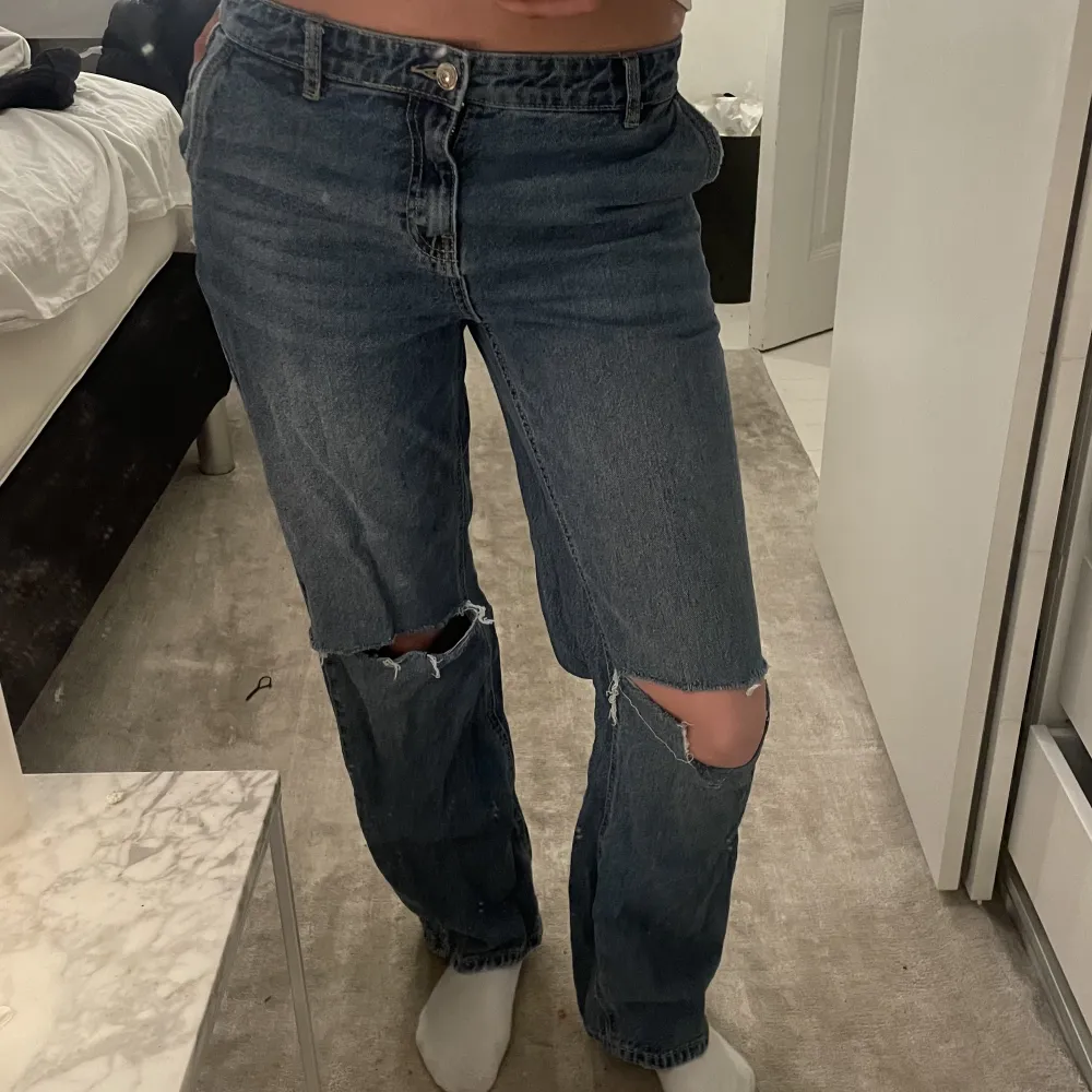 Snygga raka jeans . Jeans & Byxor.