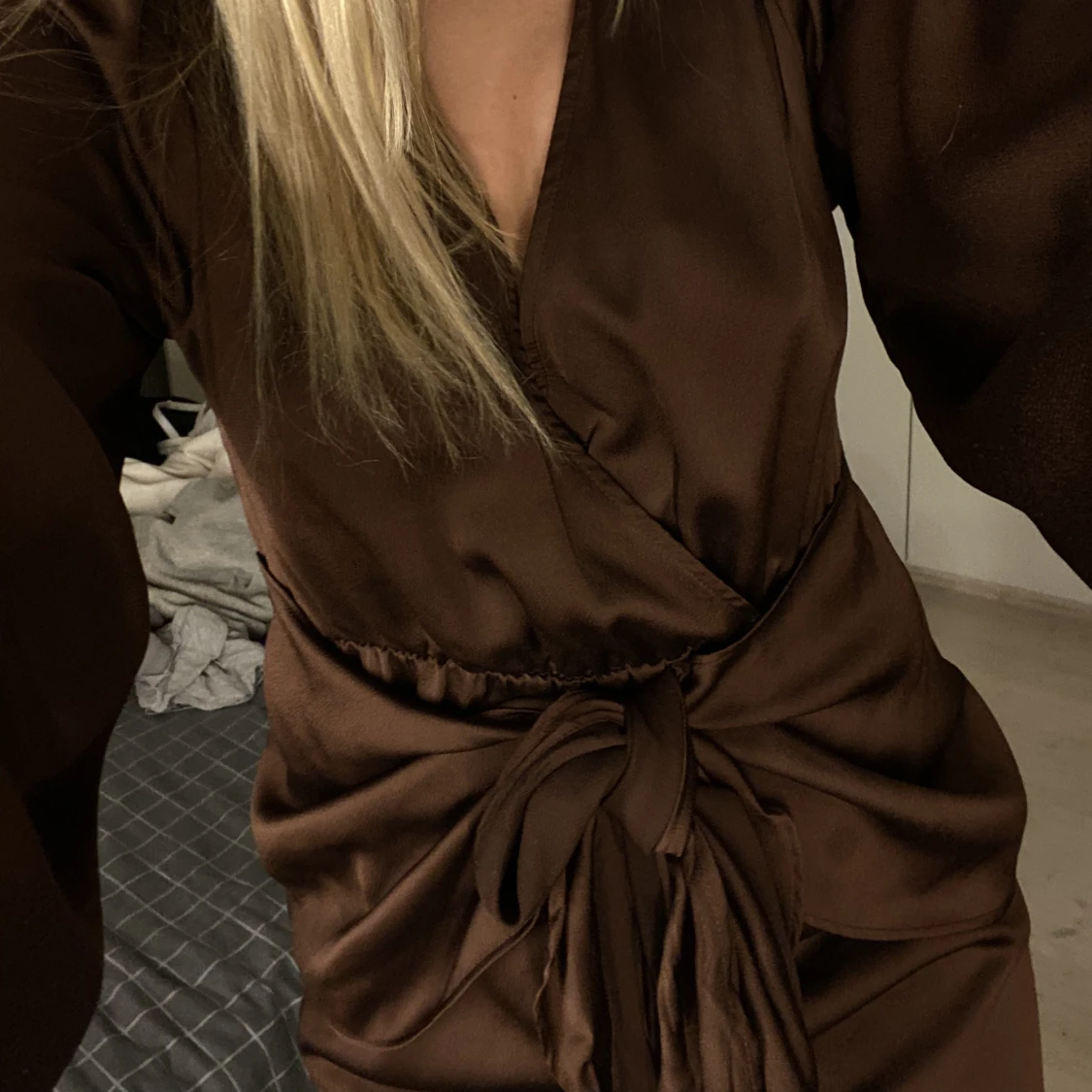 Brun klänning - 91