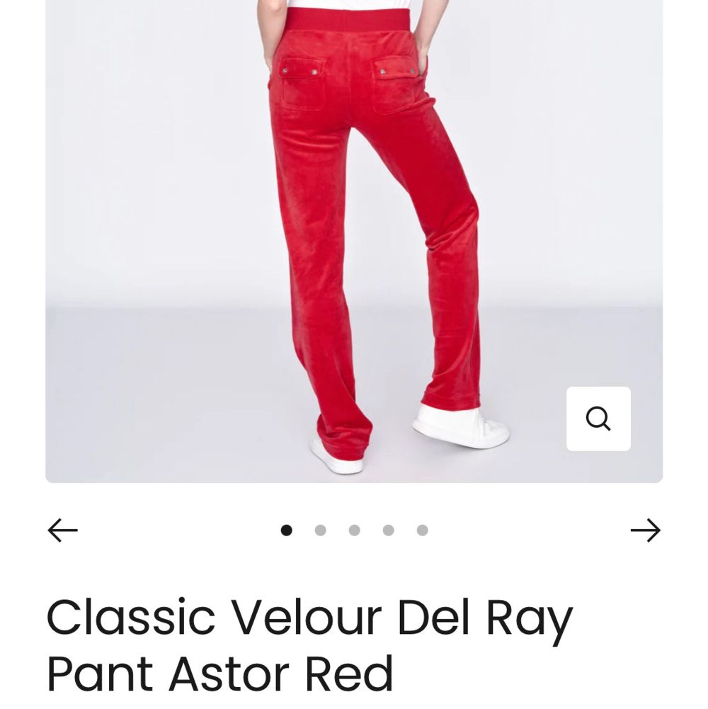 Säljer mina fina röda juicy byxor då de är lite stora för mig. Inte använda så mycket i storlek M. Priset kan diskuteras . Jeans & Byxor.