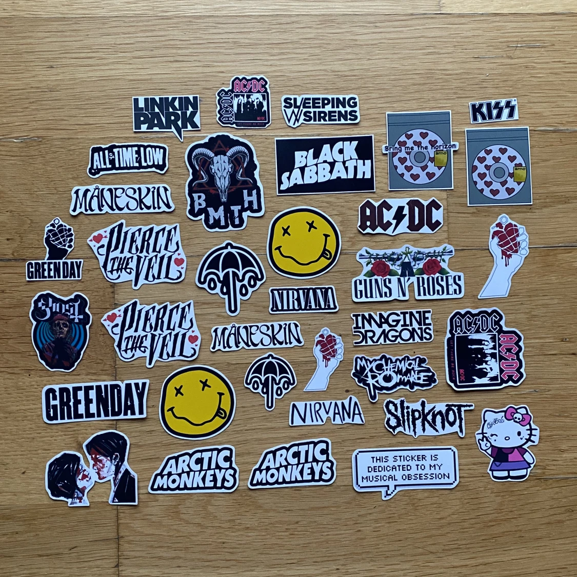 Rock klistermärken #32