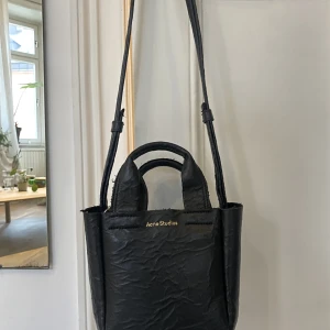Acne Studios Bag - Mini Aleah Black Leather Bag.