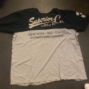 T-shirt  - En svart grå T-shirt 