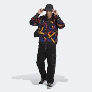 Helt ny Adidas Wander Hour Full-Zip Printed Fleece Jacket storlek L.  Nypris: 1099kr Pris går att diskuteras 