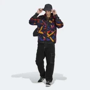 Adidas fleece - Helt ny Adidas Wander Hour Full-Zip Printed Fleece Jacket storlek L.  Nypris: 1099kr Pris går att diskuteras 