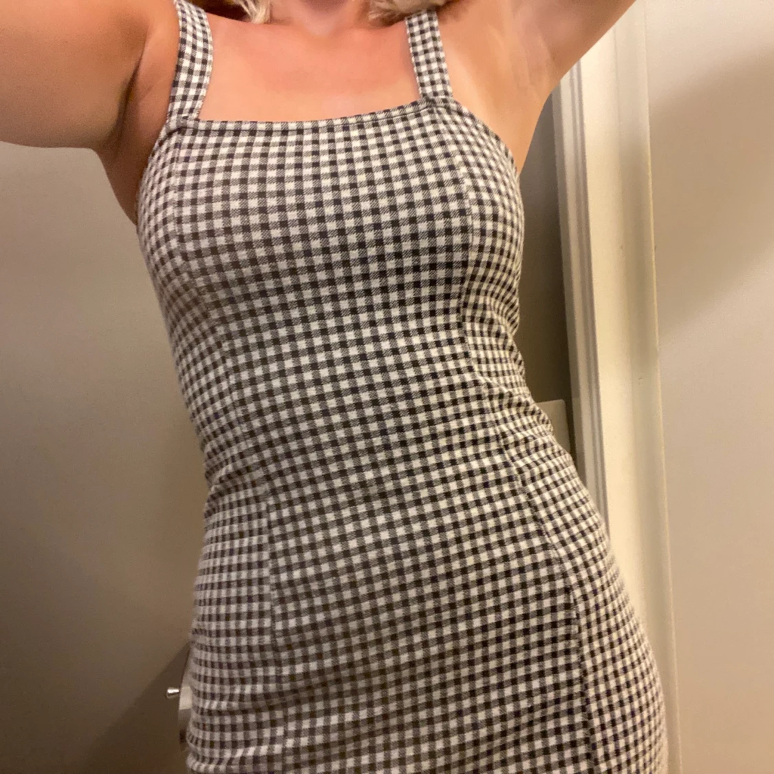 Rutig klänning  - 91