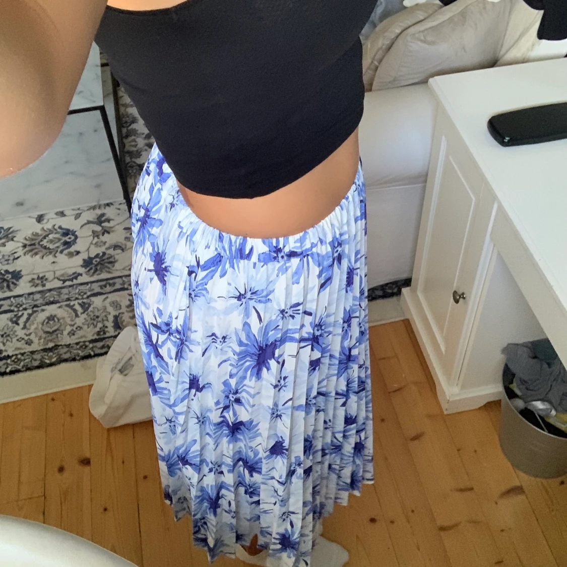 Blommig långkjol - 91