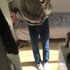 Lågmidjade jeans - Lågmidjade mörkblå jeans