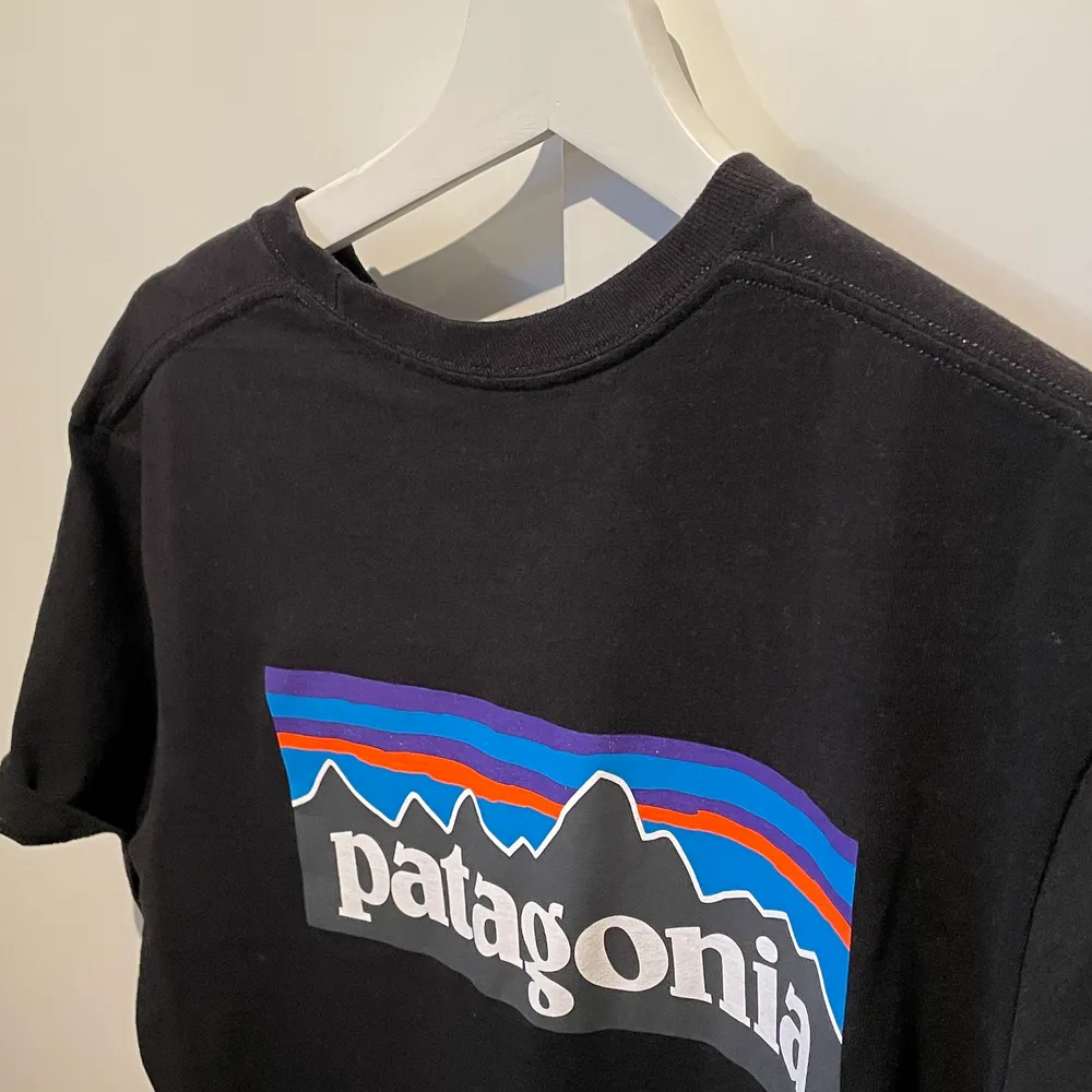 Snygg, oversize t-shirt från Patagonia. Storlek S unisex. Använd ett fåtal gånger. 🤩💋❤️. T-shirts.