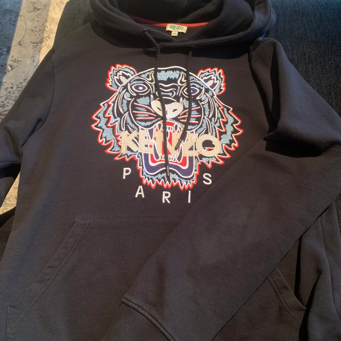 Kenzo hoodie svart  - 90