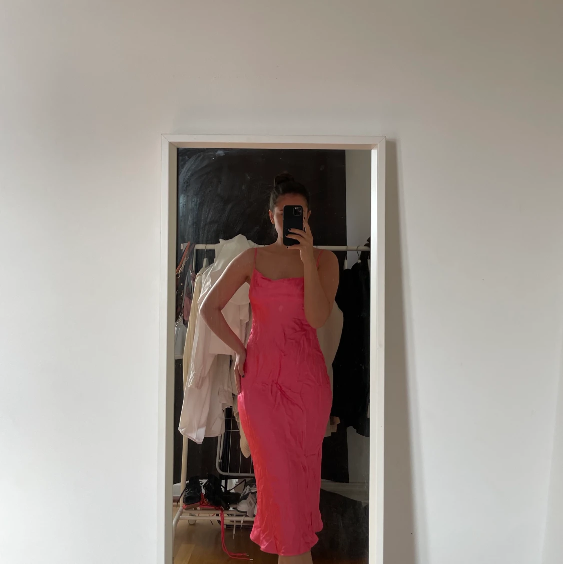 Satin klänning zara - 91