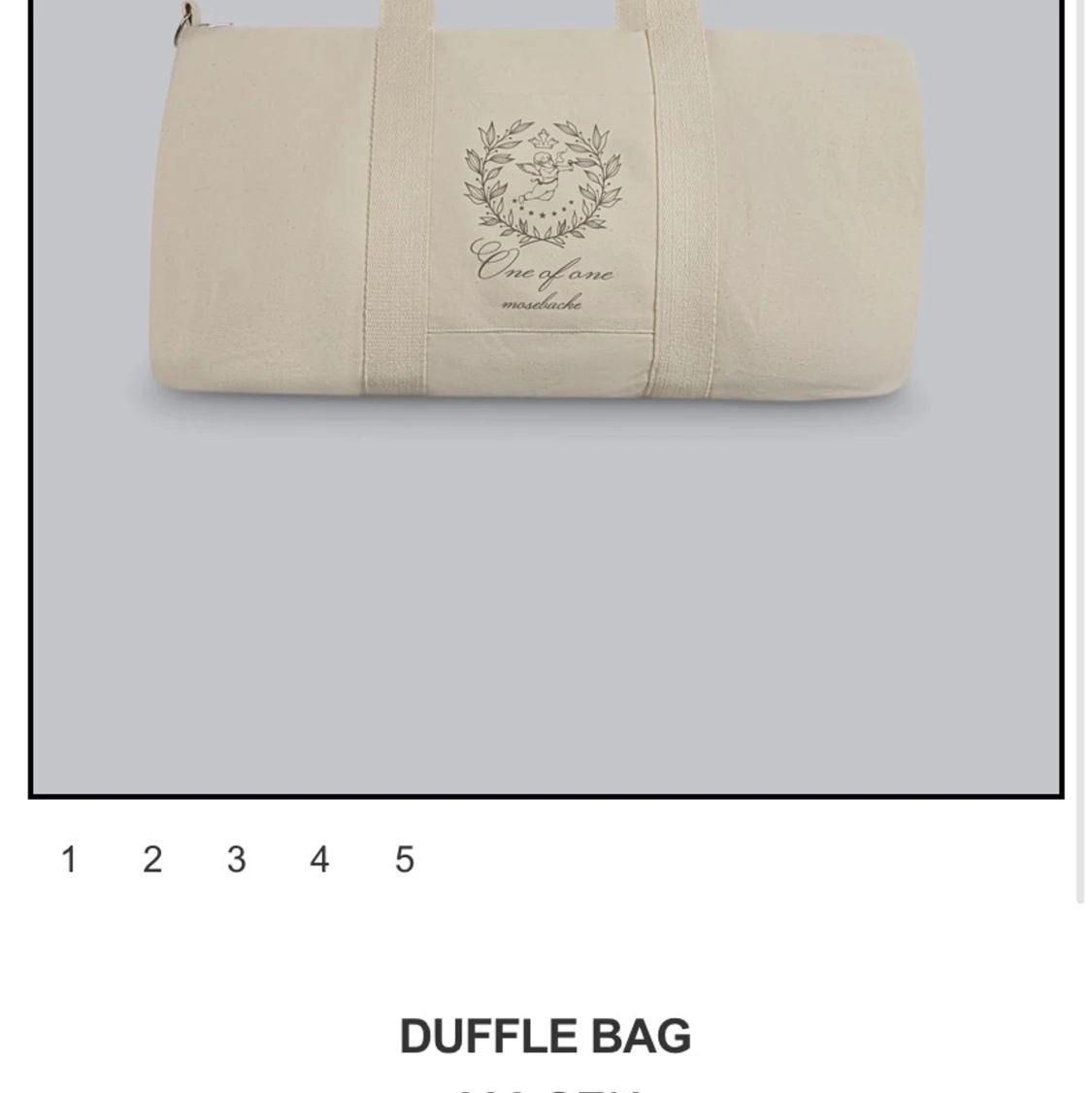 *SÖKER* One Of One duffel bag - 90