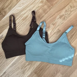 Sport bh strl one size  - Rygglös rib-knitslätt sport bh aldrig använda