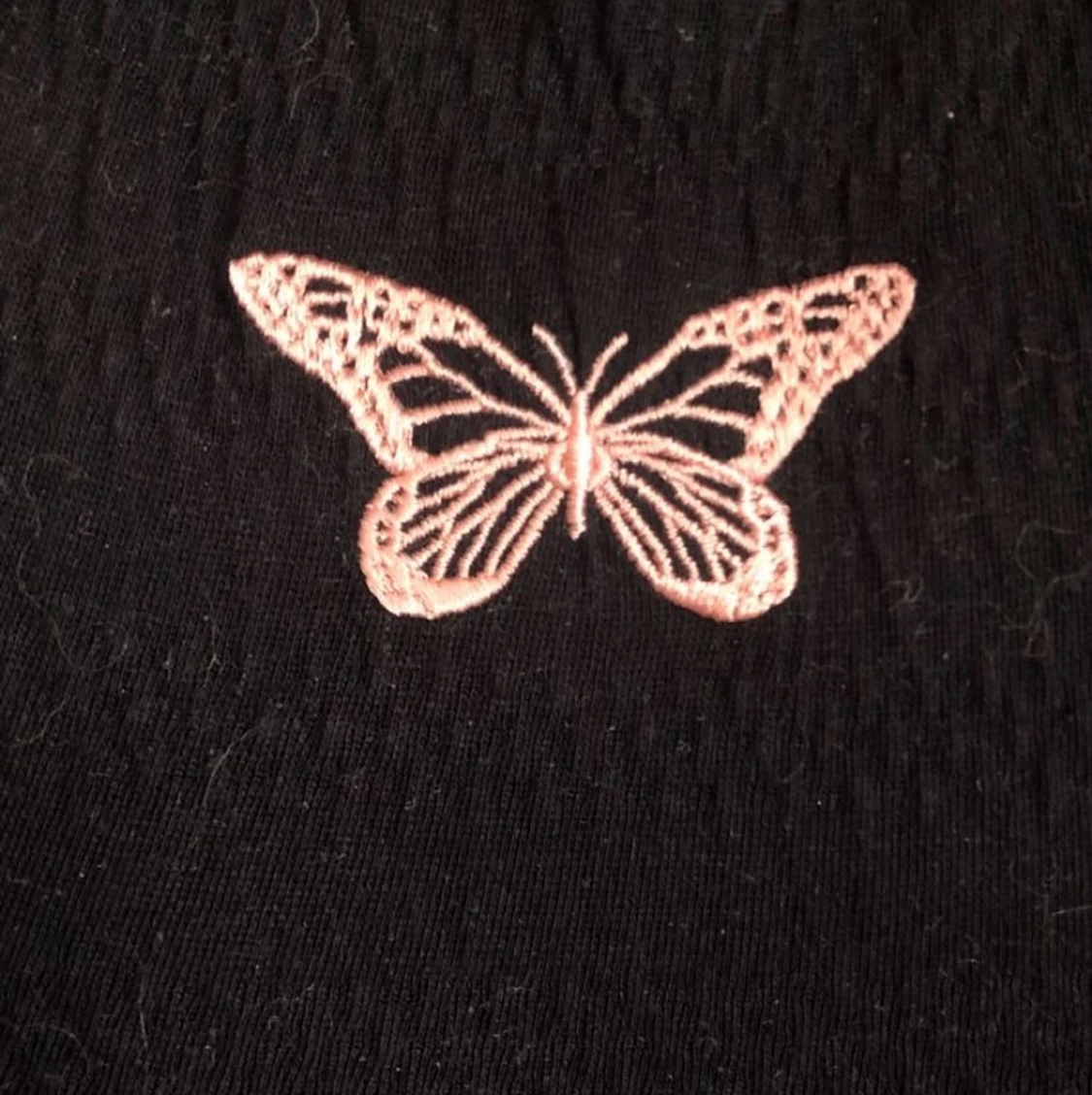 Y2k stretchy sommarklänning med fjäril - 90