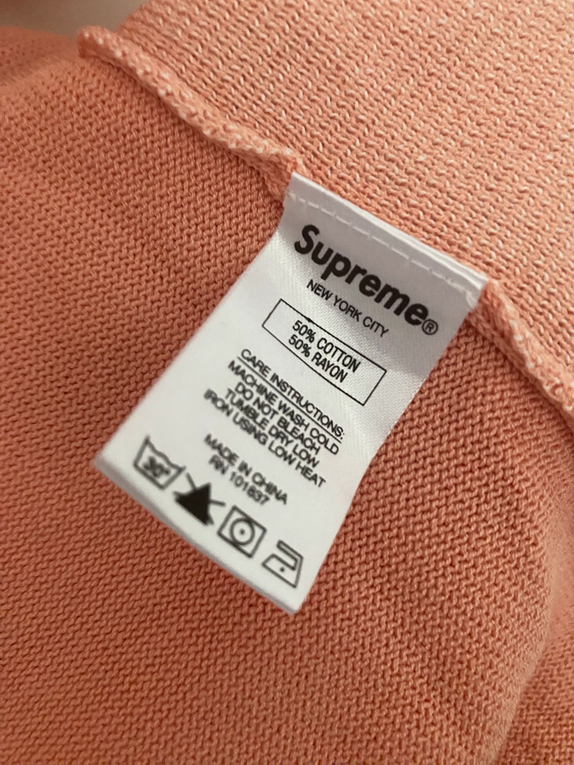 Original Supreme Italian style zipped jersey - 91