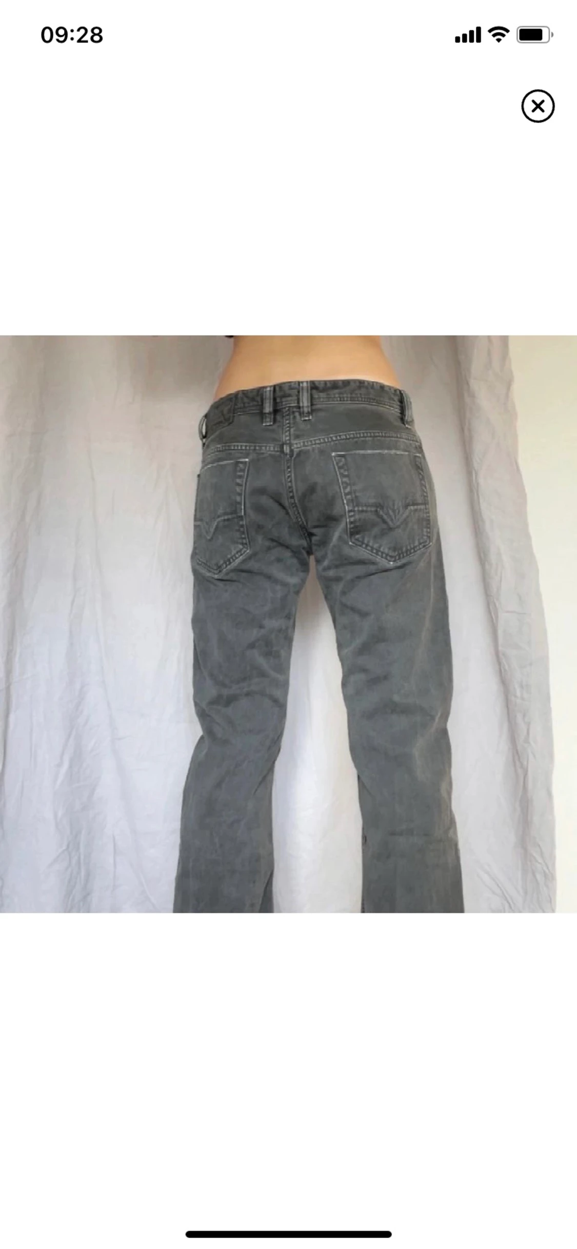 Lågmidjade jeans - 90
