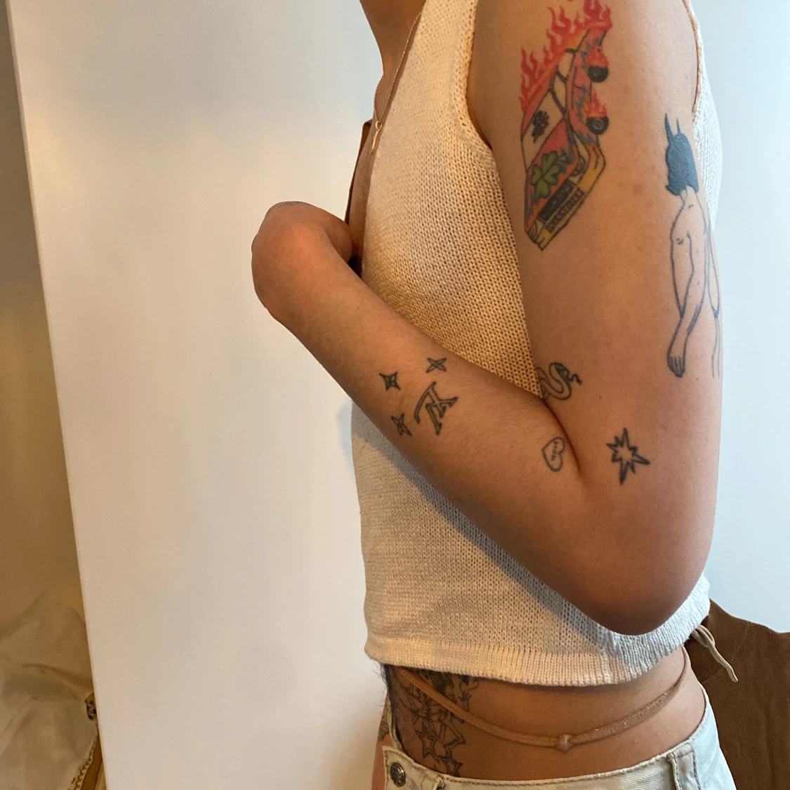 Väst/topp med snörning  - 90