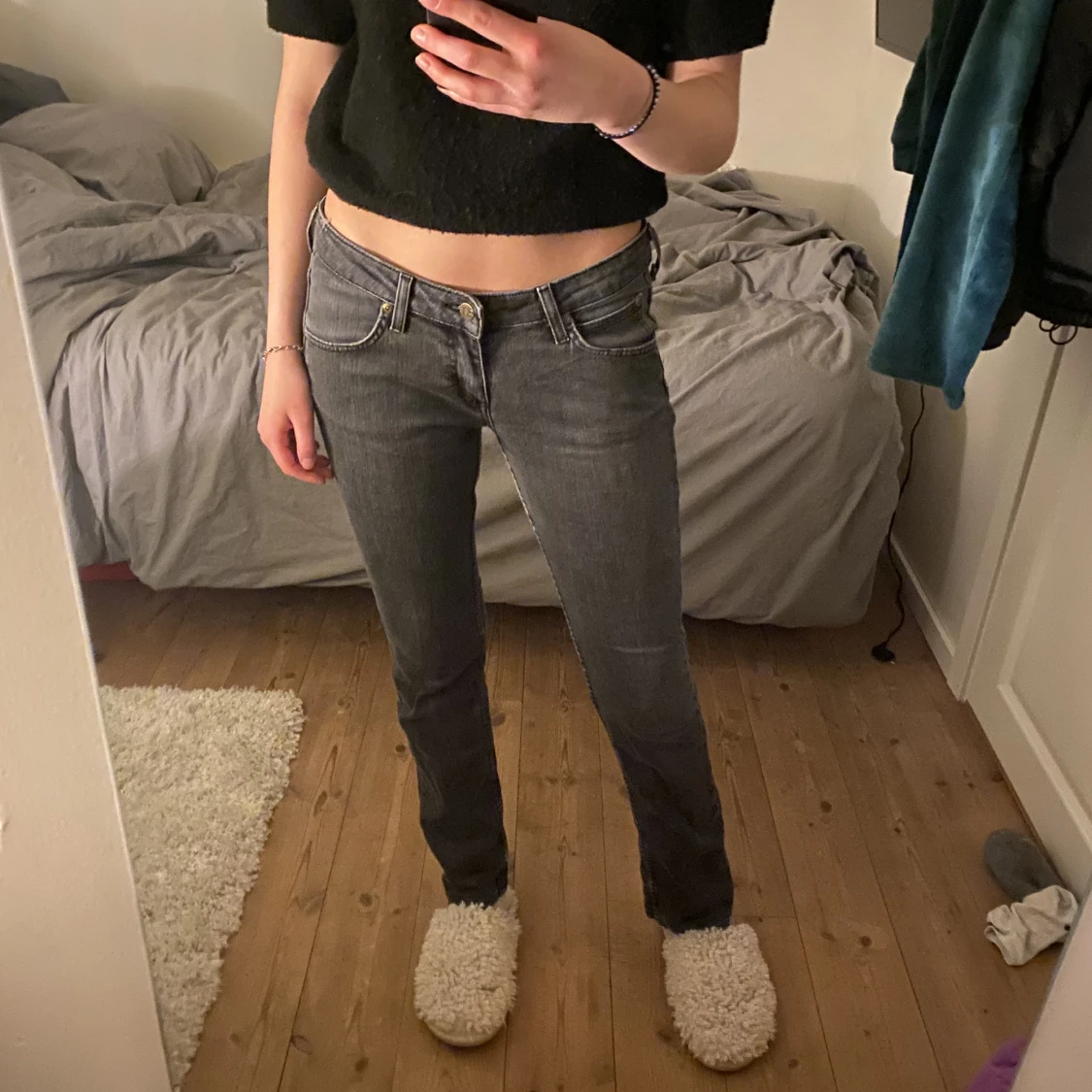 Gråa Lee jeans! - 91