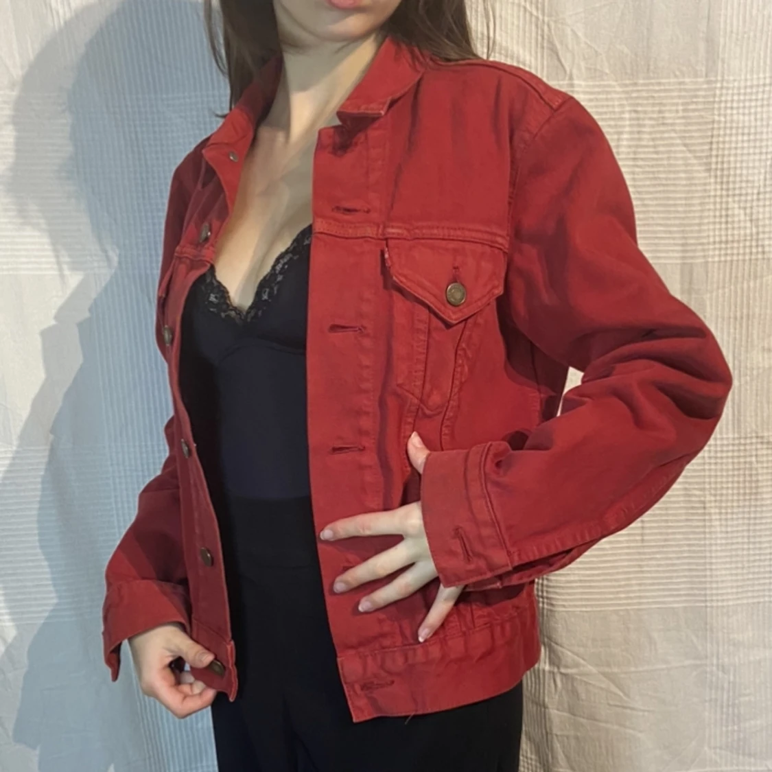 Vintage levis jeansjacka - 90