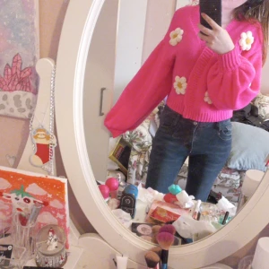 Virkad kofta - Helt nytt skick super skön inte alls stickig