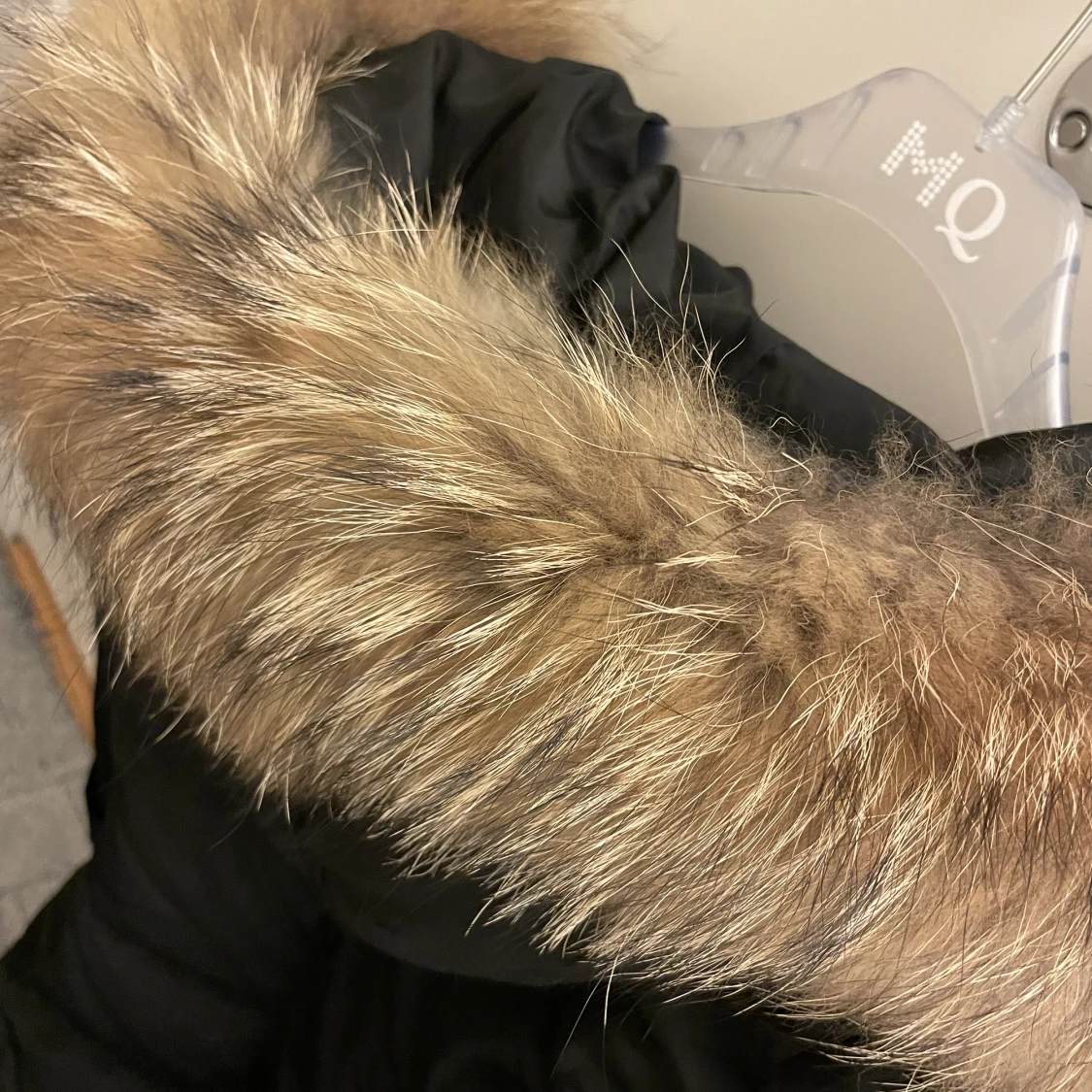 100% äkta pälsjacka i storlek M - 91